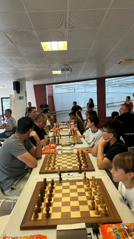 Jugadores antes de empezar la segunda ronda