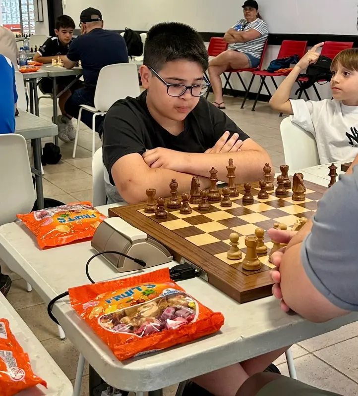 Pablo de la cantera del Adeje Chess Club