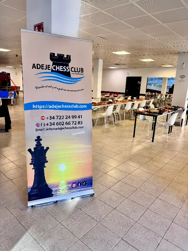 Rollup en la sala de juego de la casa de la juventud de Adeje